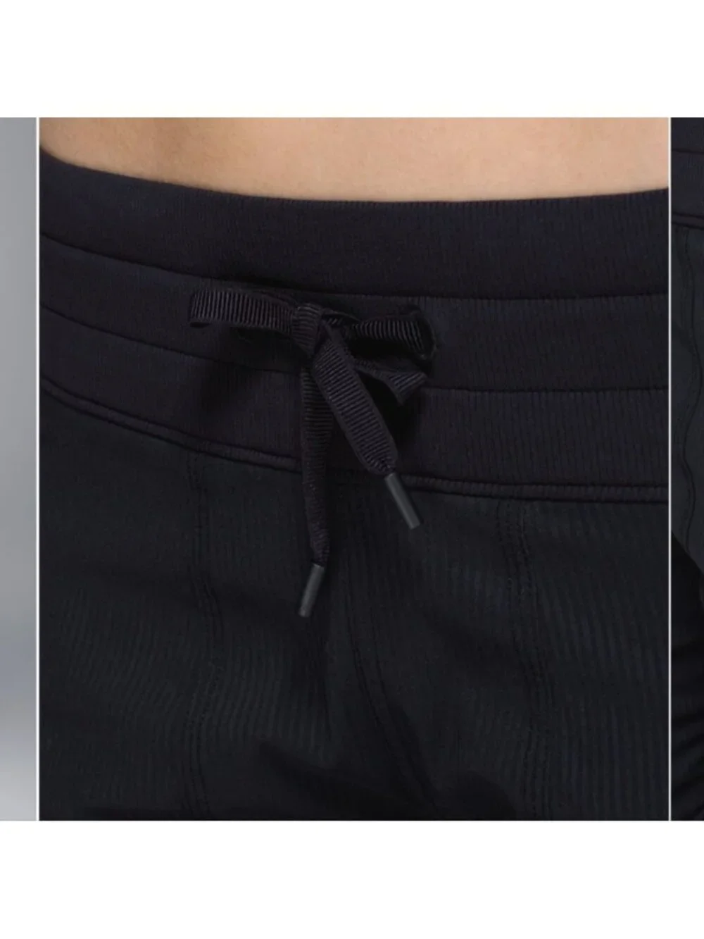Lululemon Studio Crop Black EUC